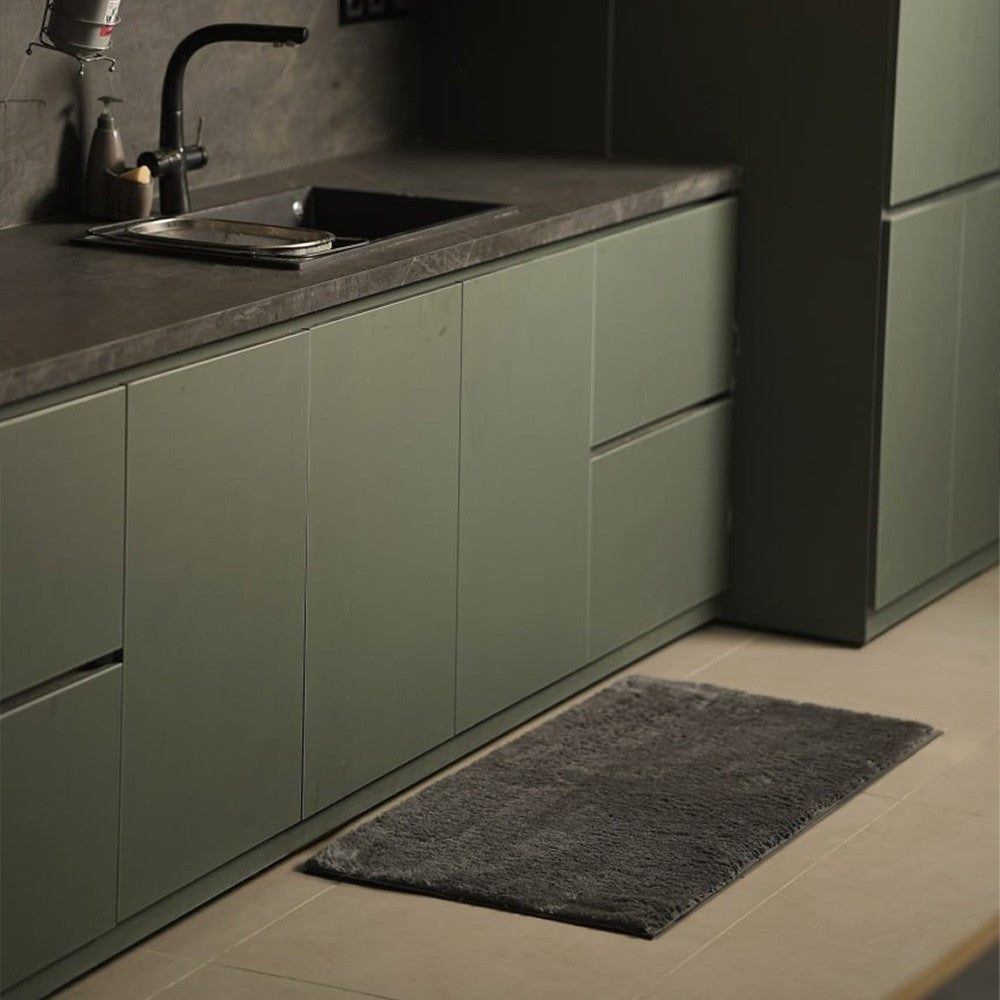 Alfombra Shaggy Gris