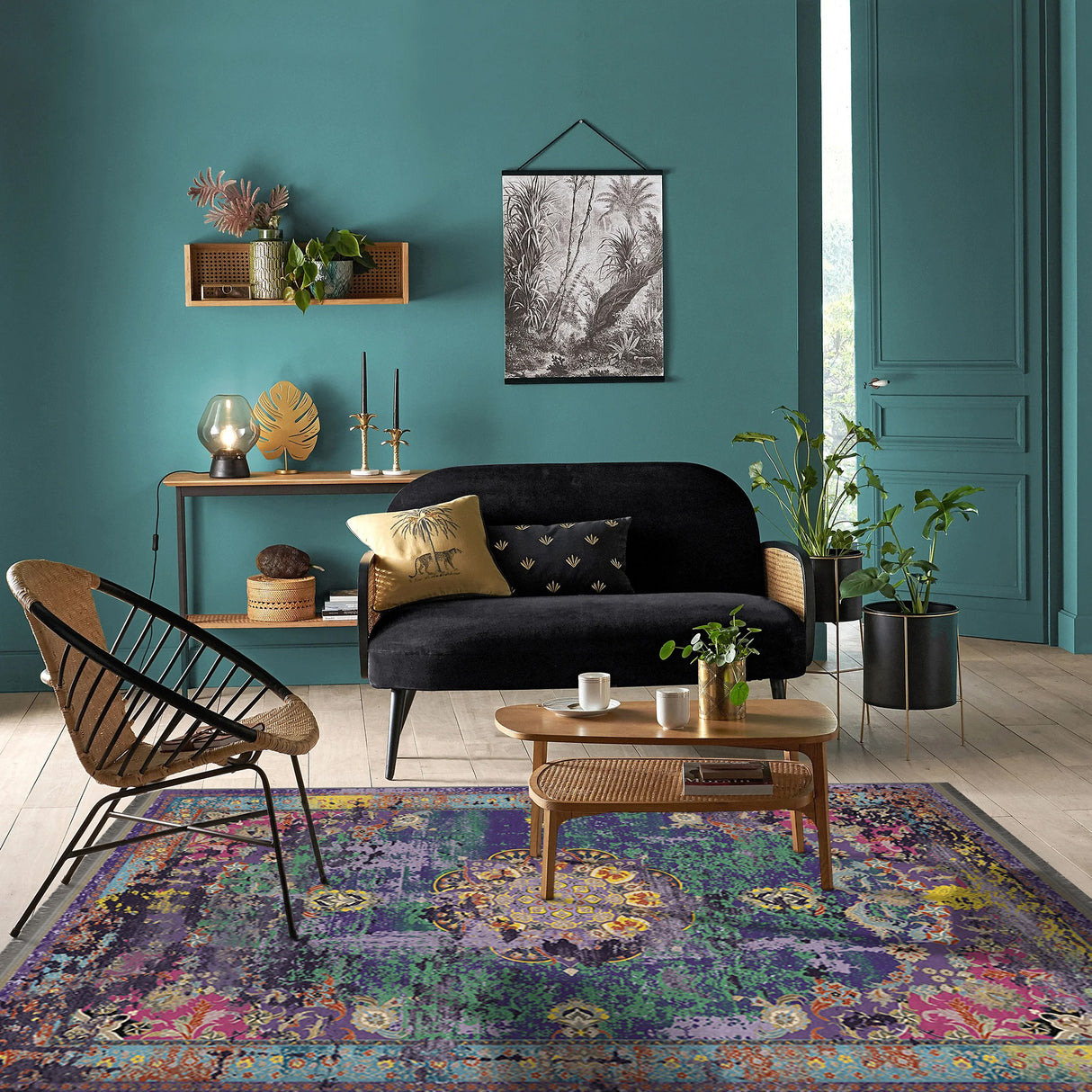 Alfombra Jazmín Morado