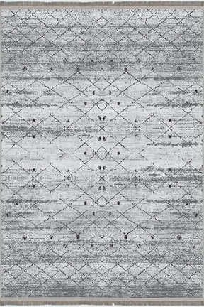 Alfombra 'Grace' sobre un fondo blanco, resaltando su diseño elegante que combina tradición y modernidad. Su paleta de colores versátil se adapta a cualquier decoración, ofreciendo distinción y calidez. Ideal para complementar y enriquecer la atmósfera de cualquier habitación con estilo y confort. Lavable en lavadora, base antideslizante, sin pelusas e hipoalergénica.